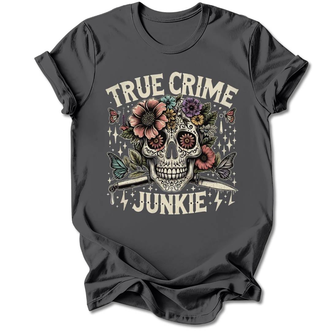T-Shirt Charcoal / S TRUE CRIME JUNKIE T-SHIRT