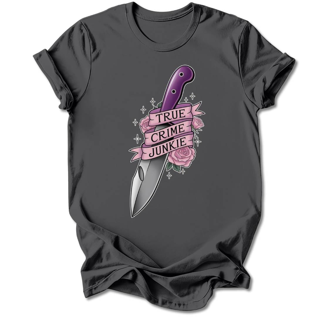 T-Shirt Charcoal / S TRUE CRIME JUNKIE T-SHIRT