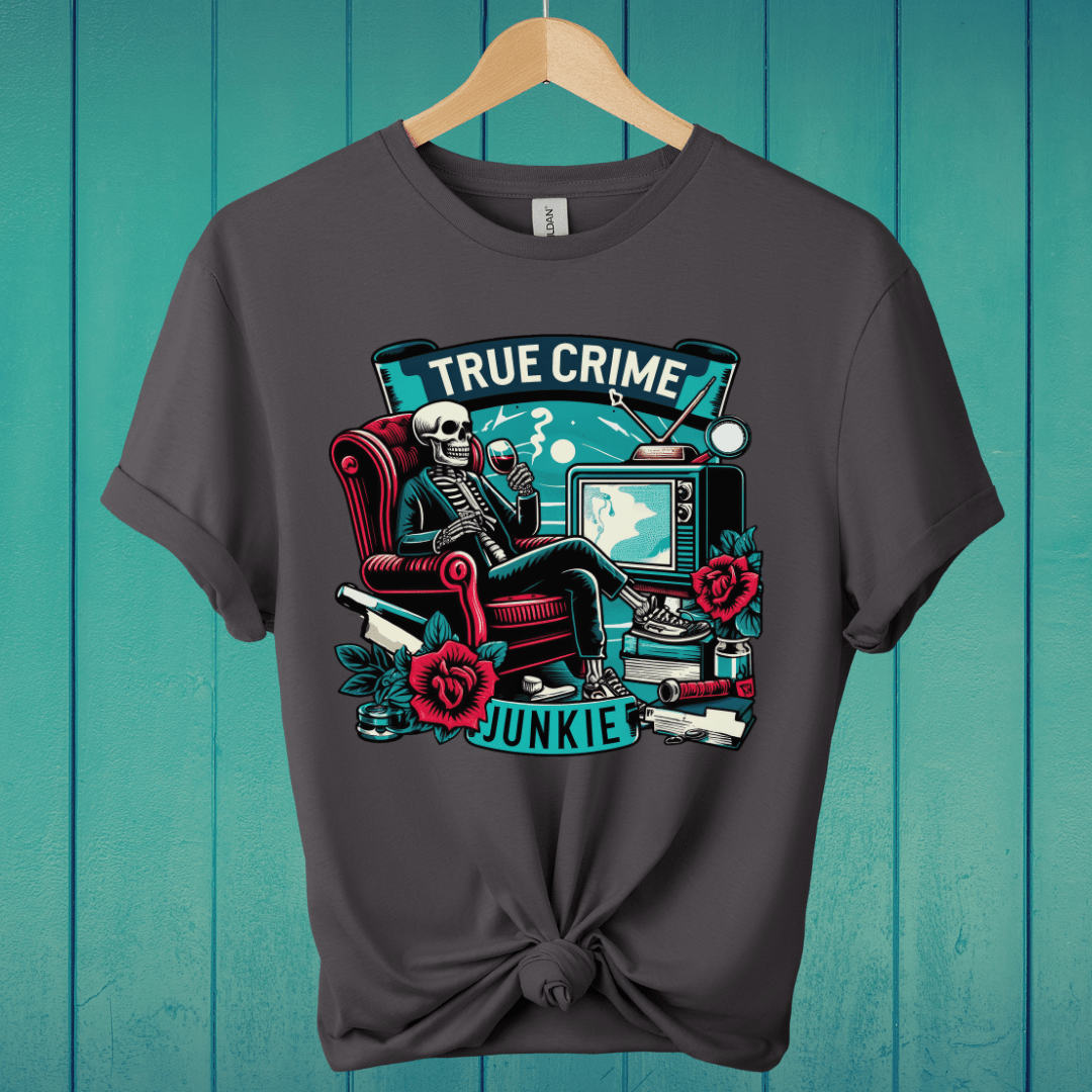 T-Shirt Charcoal / S True Crime Junkie T-Shirt