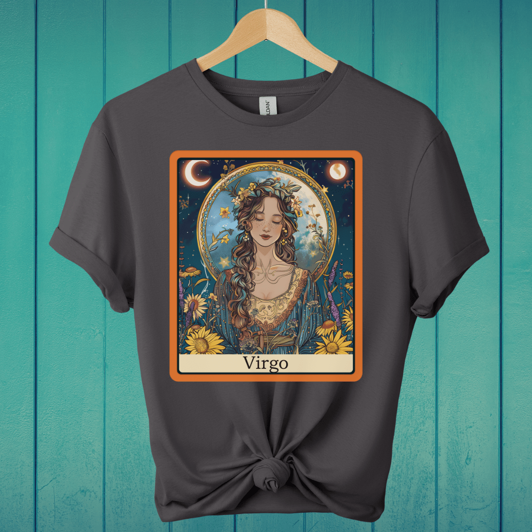 T-Shirt Charcoal / S Virgo Tarot T-Shirt