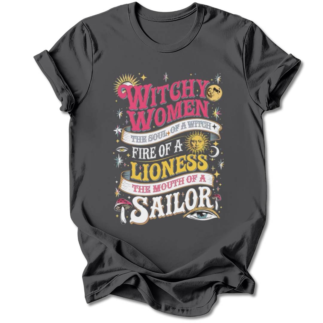 T-Shirt Charcoal / S WITCHY WOMEN T-SHIRT