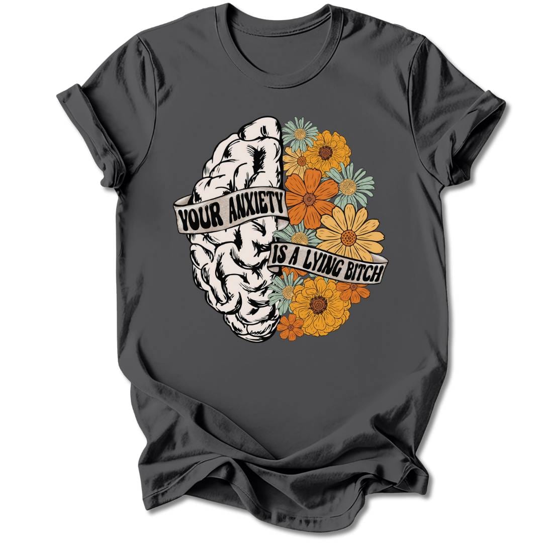 T-Shirt Charcoal / S YOUR ANXIETY T-SHIRT