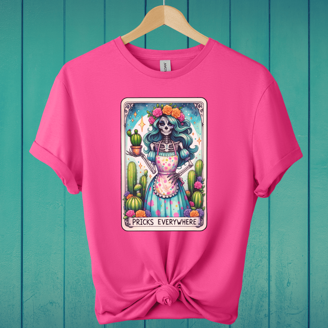 T-Shirt Heliconia / M Pricks Everywhere Tarot T-Shirt