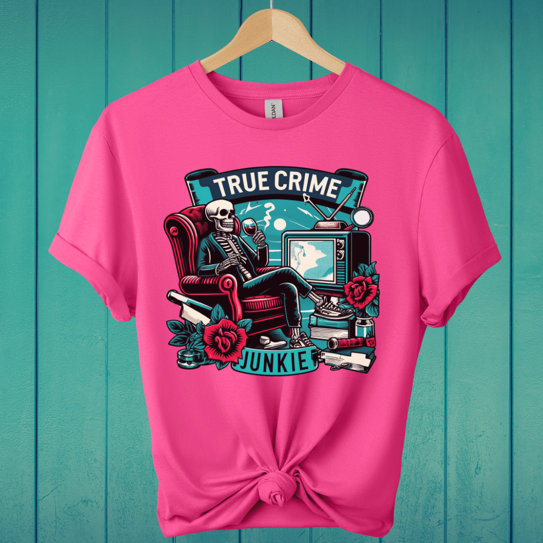 T-Shirt Heliconia / M True Crime Junkie T-Shirt