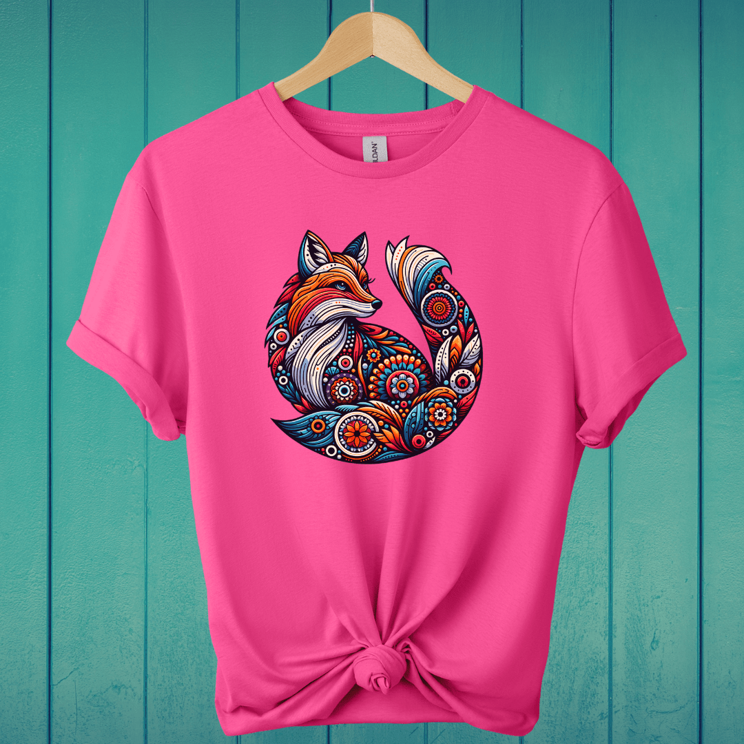 T-Shirt Heliconia / S Abstract Fox T-Shirt