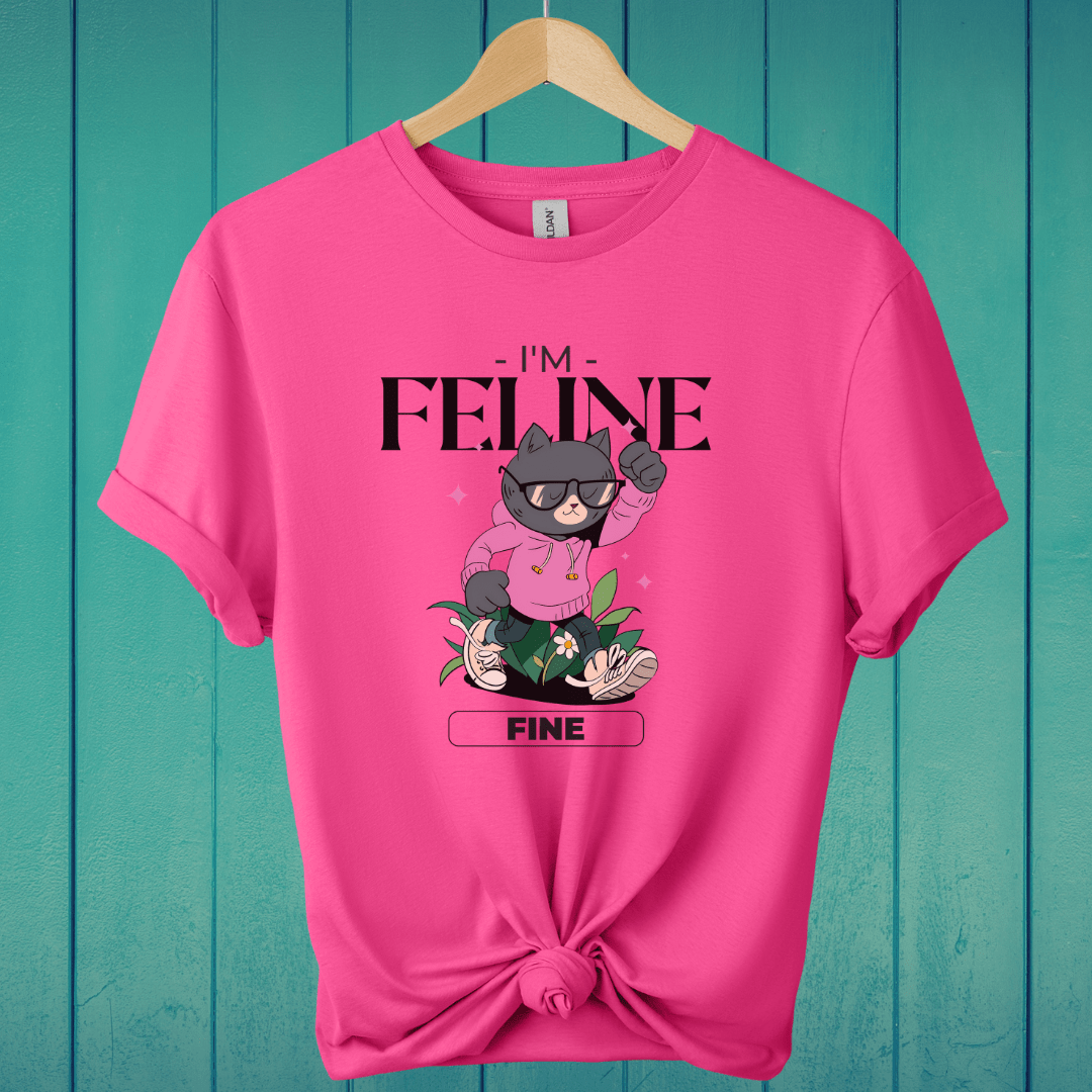 T-Shirt Heliconia / S I'm Feline Fine T-Shirt