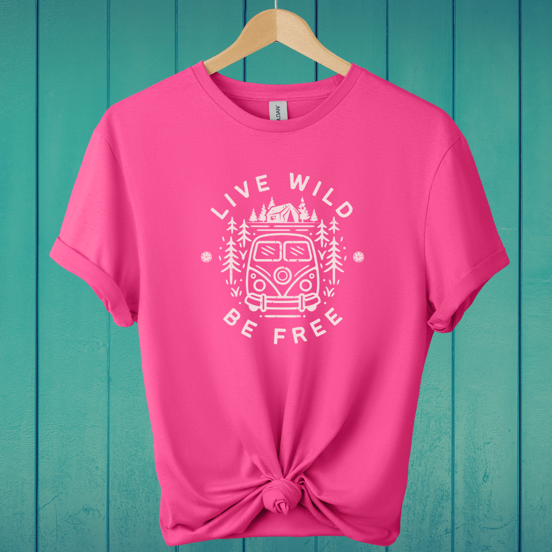 T-Shirt Heliconia / S Live Wild Be Free T-Shirt