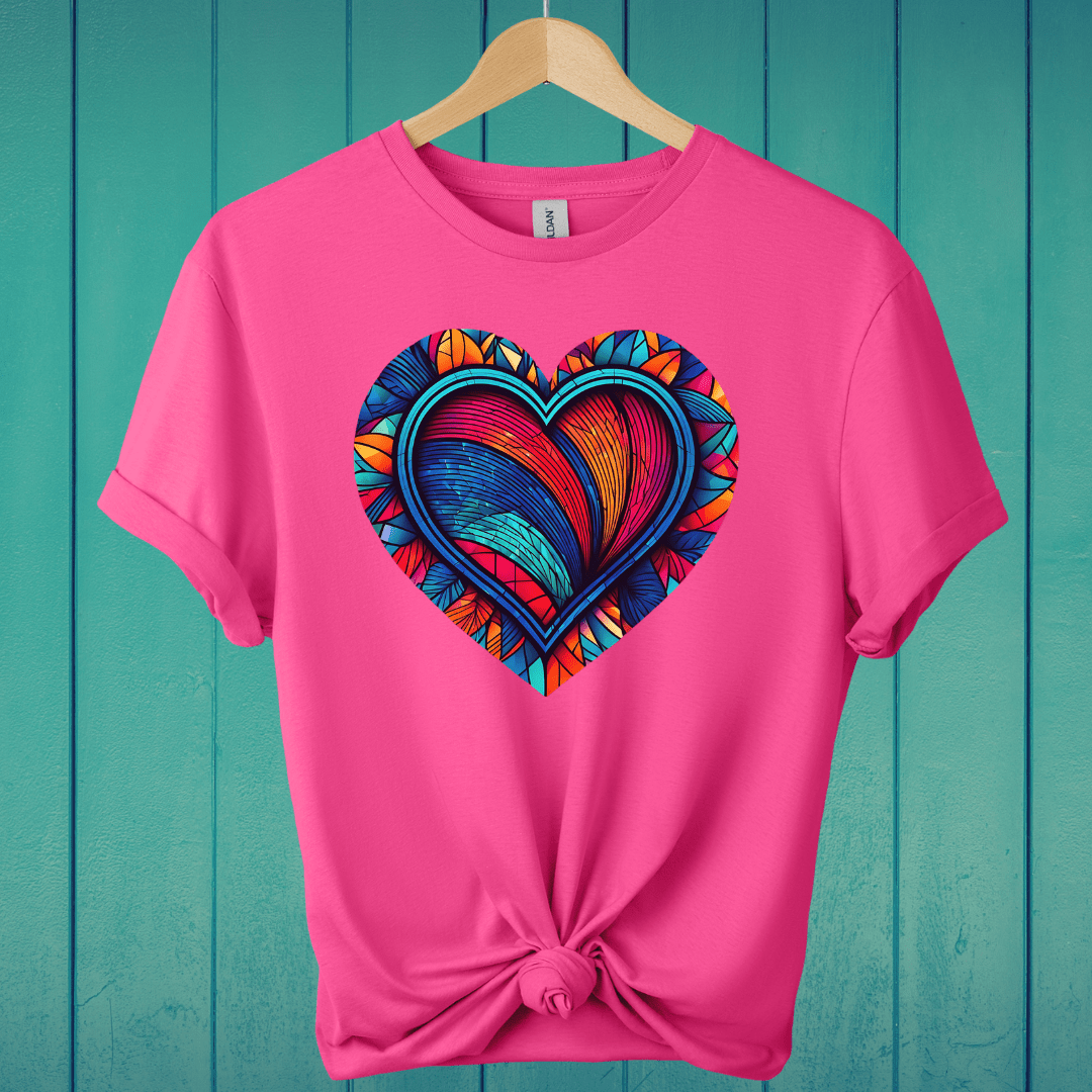 T-Shirt Heliconia / S Modern Heart T-Shirt