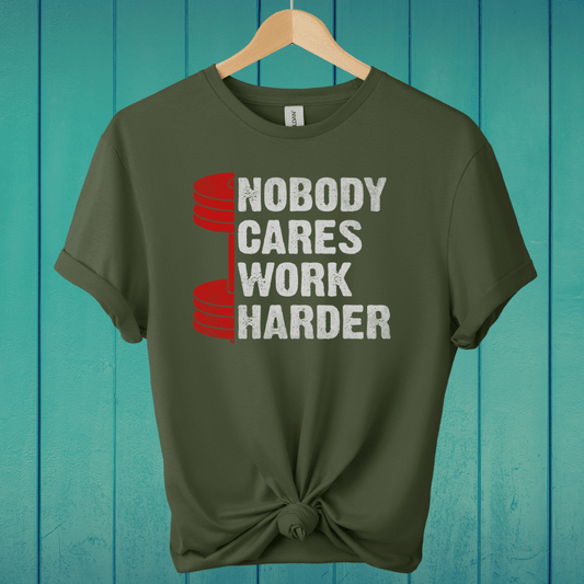 T-Shirt Military Green / M Work Harder T-Shirt