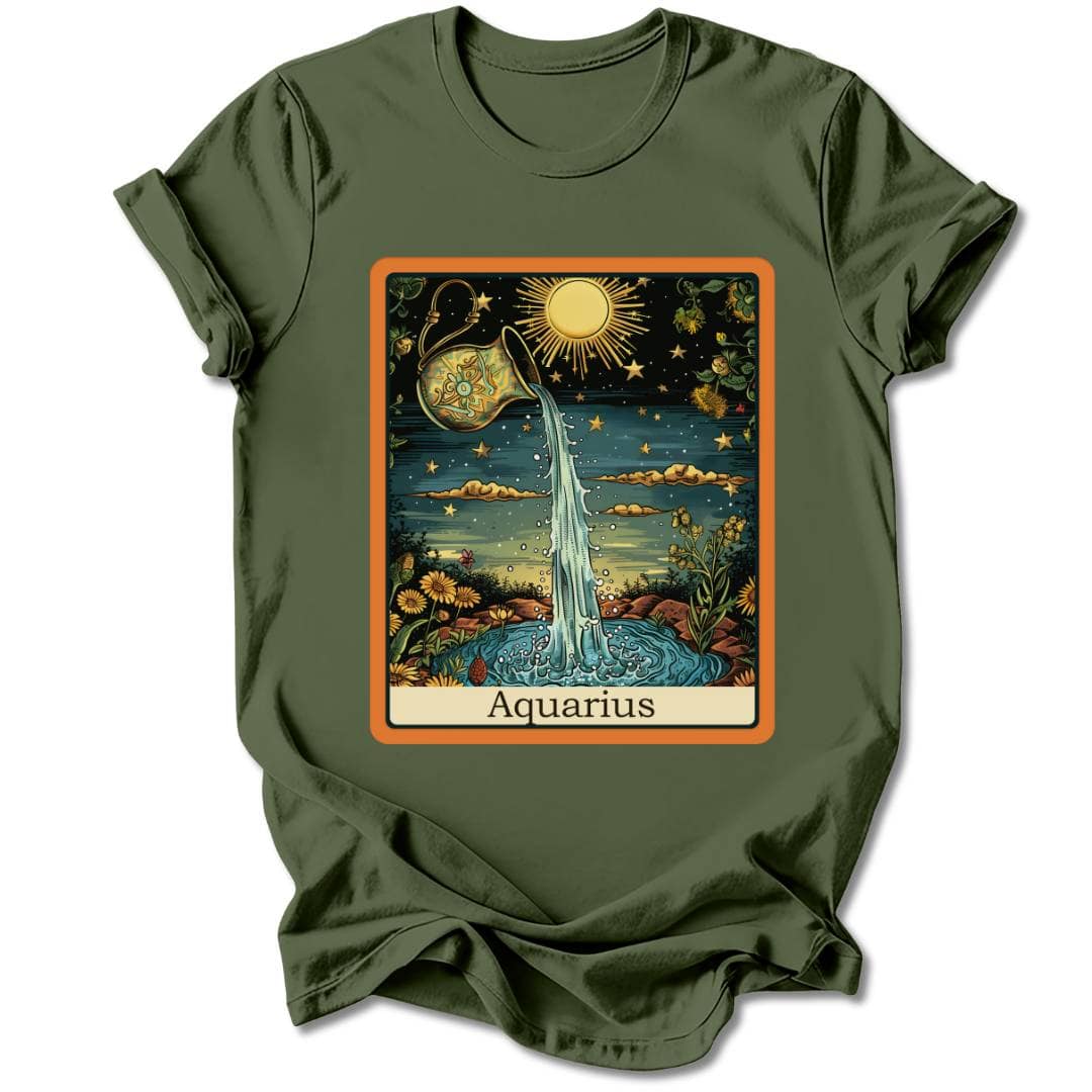 T-Shirt Military Green / S AQUARIUS T-SHIRT