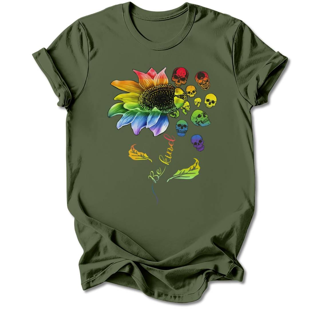 T-Shirt Military Green / S BE KIND T-SHIRT
