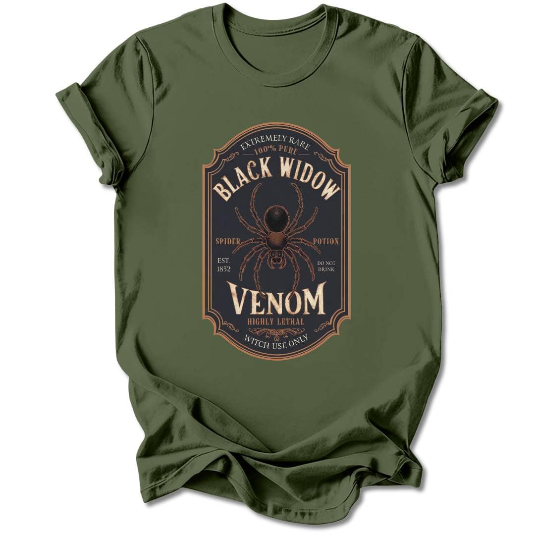 T-Shirt Military Green / S BLACK WIDOW VENOM T-SHIRT