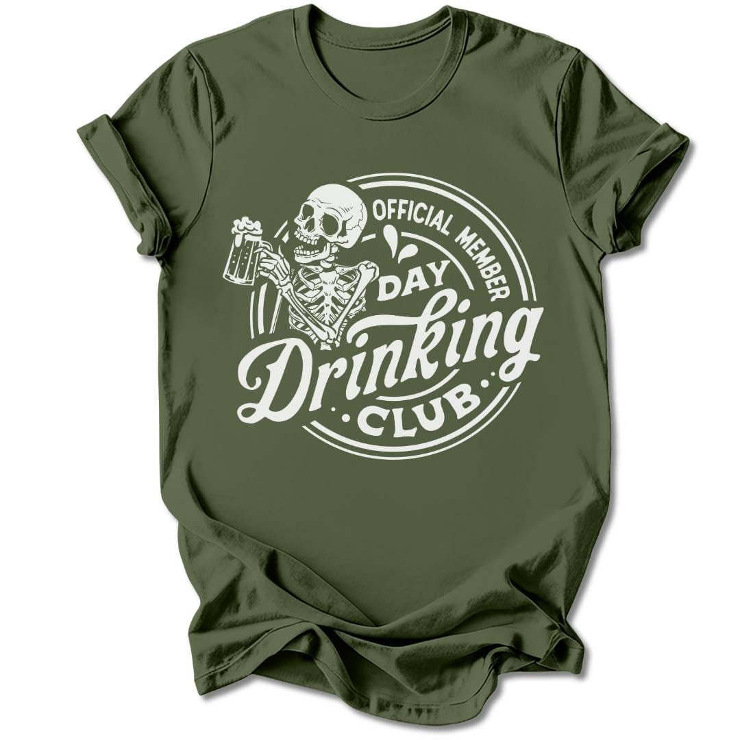 T-Shirt Military Green / S DAY DRINKING CLUB T-SHIRT