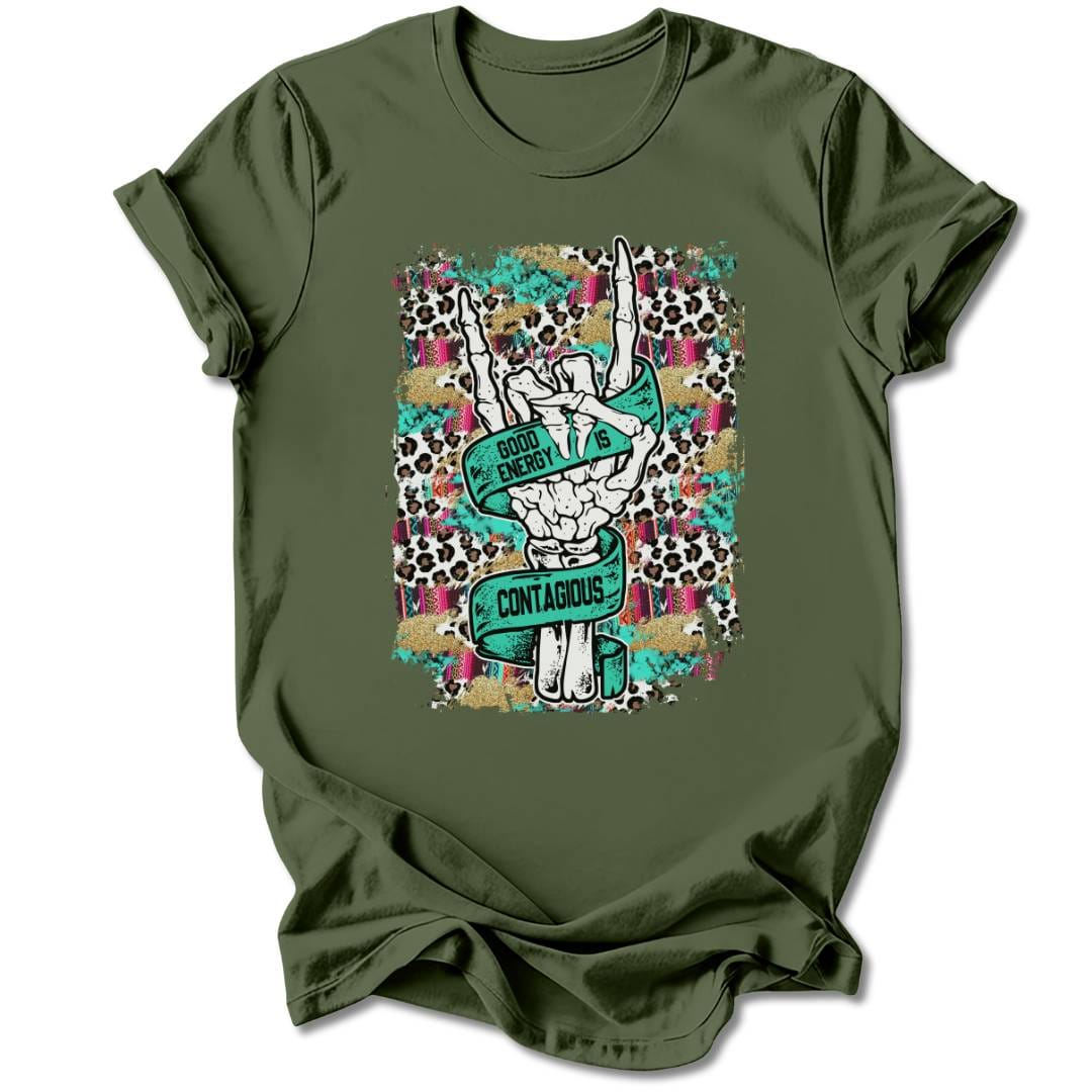 T-Shirt Military Green / S GOOD ENERGY T-SHIRT