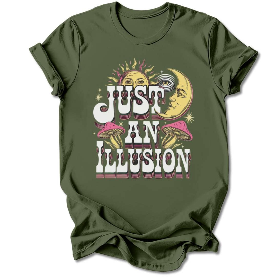 T-Shirt Military Green / S JUST AN ILLUSION T-SHIRT