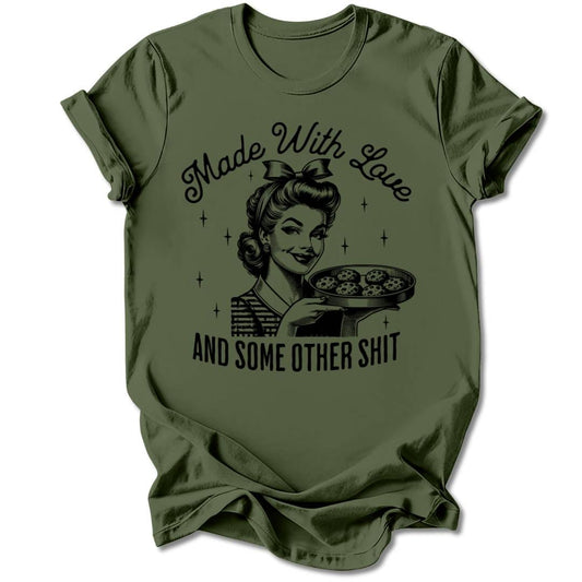 T-Shirt Military Green / S MADE WITH LOVE T-SHIRT