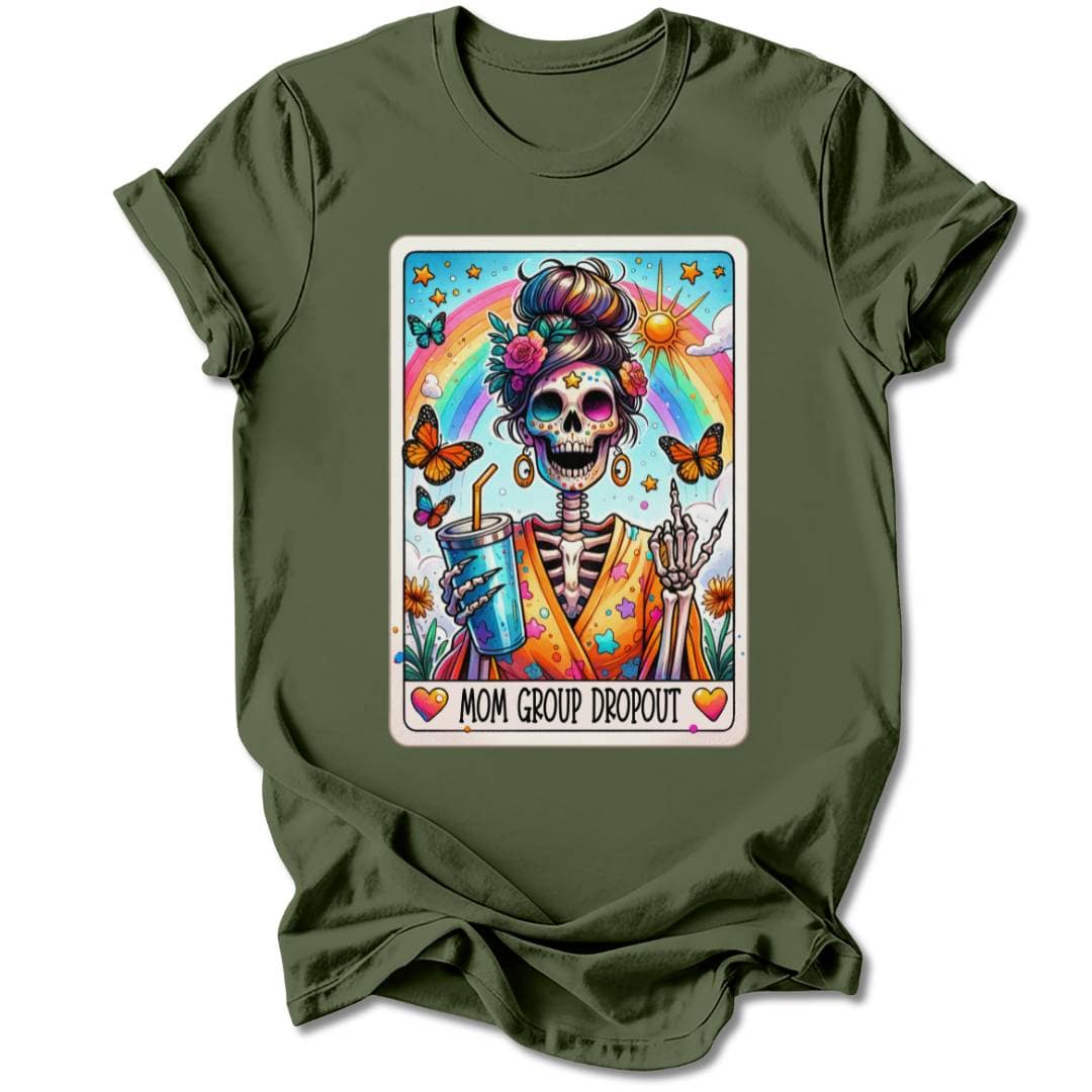 T-Shirt Military Green / S MOM GROUP DROPOUT T-SHIRT