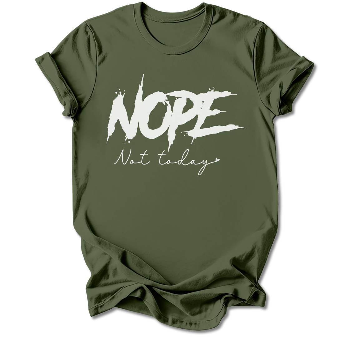 T-Shirt Military Green / S Nope T-Shirt