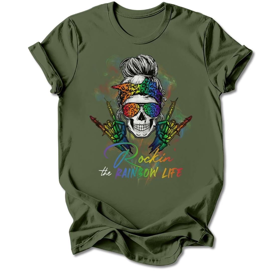 T-Shirt Military Green / S RAINBOW LIFE T-SHIRT
