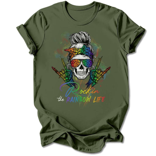 T-Shirt Military Green / S RAINBOW LIFE T-SHIRT
