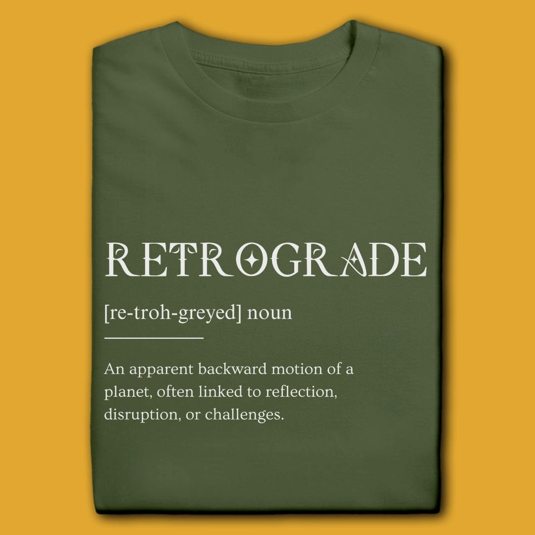 T-Shirt Military Green / S RETROGRADE DEFINITION T-SHIRT