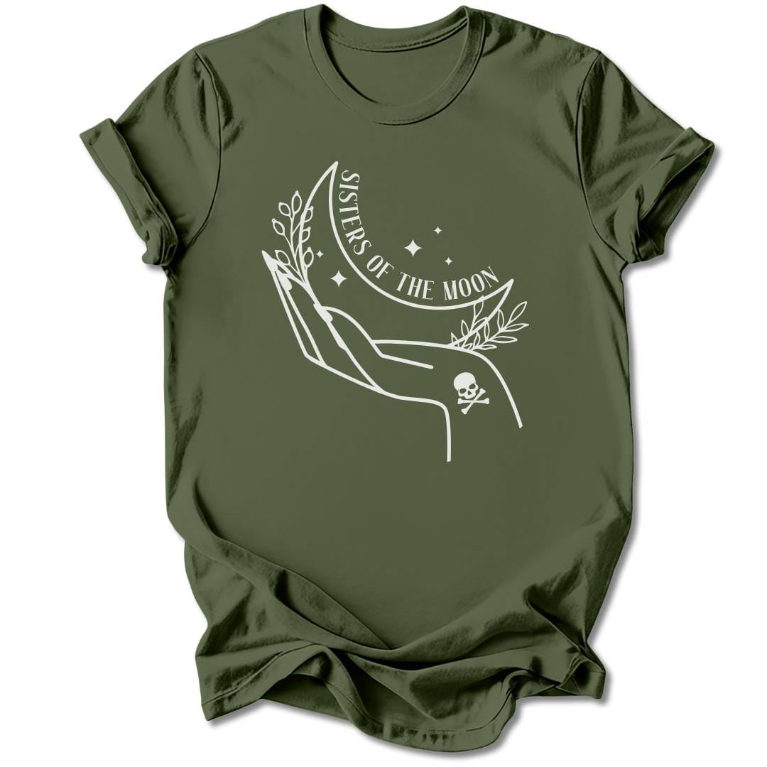 T-Shirt Military Green / S SISTERS OF THE MOON T-SHIRT