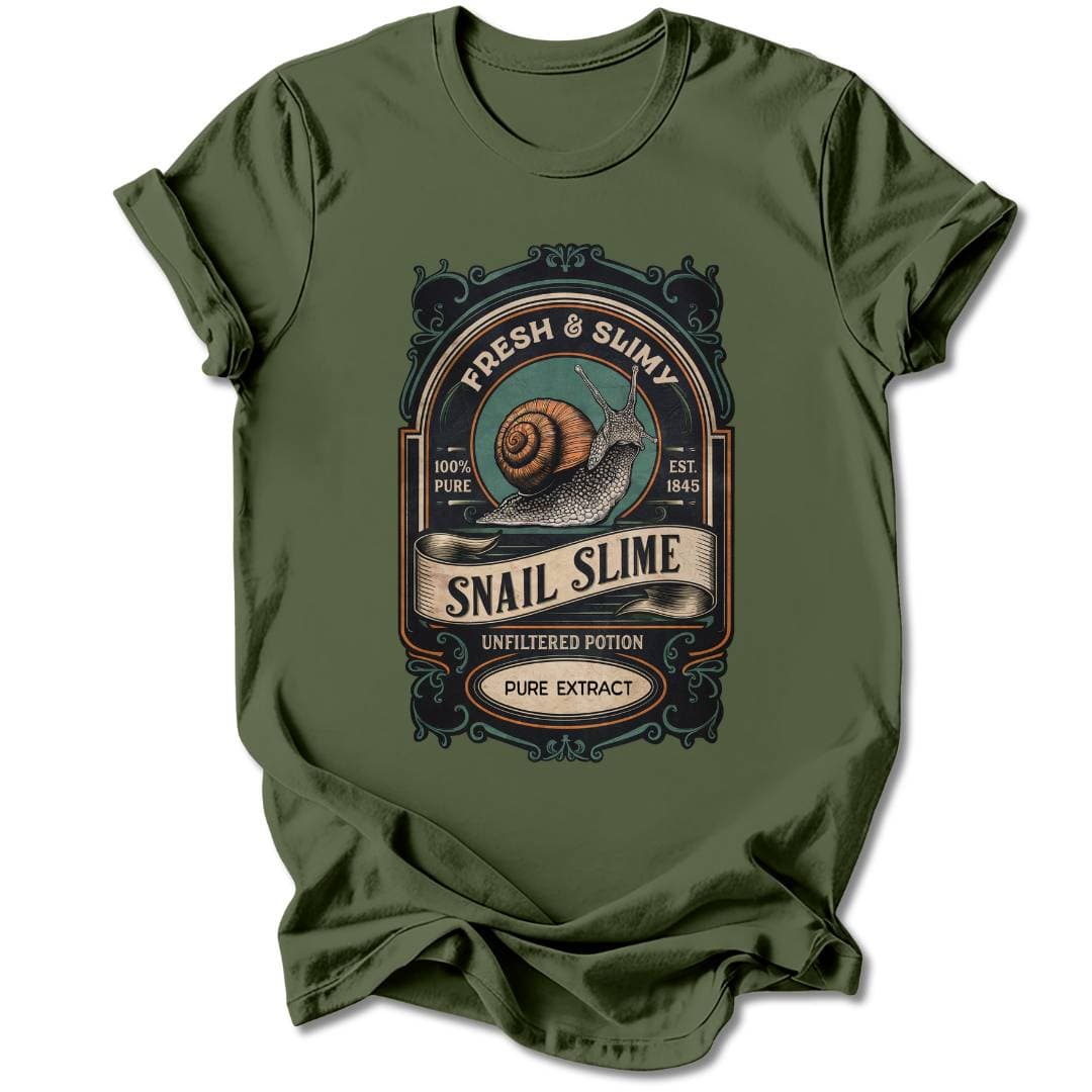 T-Shirt Military Green / S SNAIL SLIME T-SHIRT