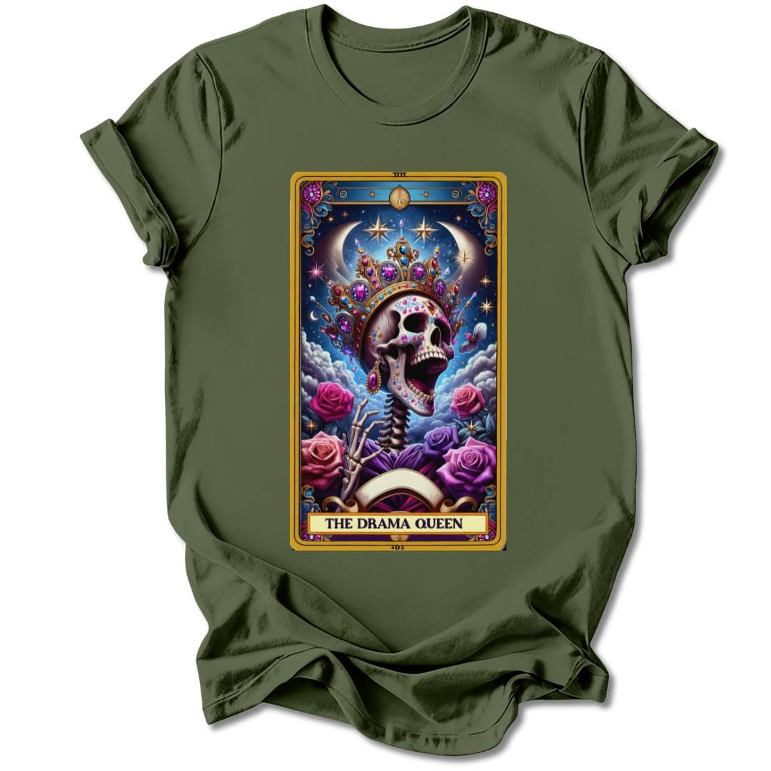 T-Shirt Military Green / S THE DRAMA QUEEN T-SHIRT