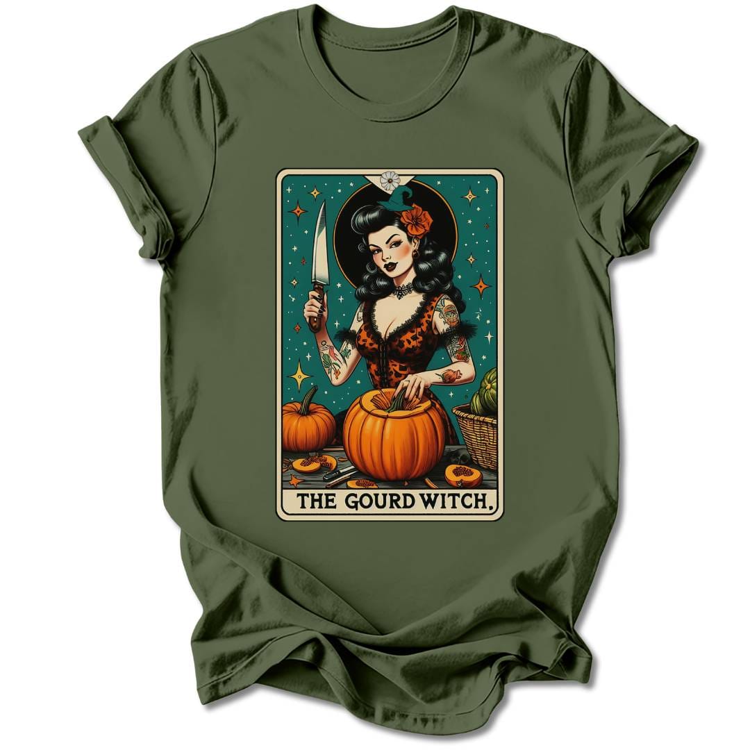 T-Shirt Military Green / S THE GOURD WITCH T-SHIRT
