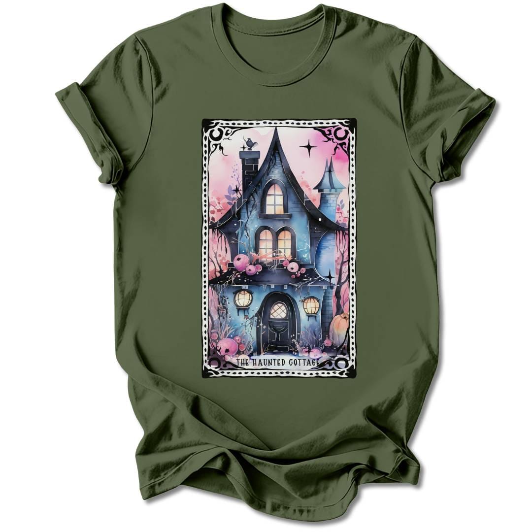 T-Shirt Military Green / S THE HAUNTED COTTAGE T-SHIRT