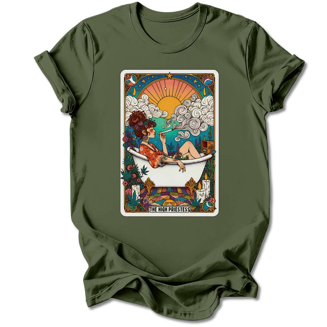 T-Shirt Military Green / S THE HIGH PRIESTESS T-SHIRT