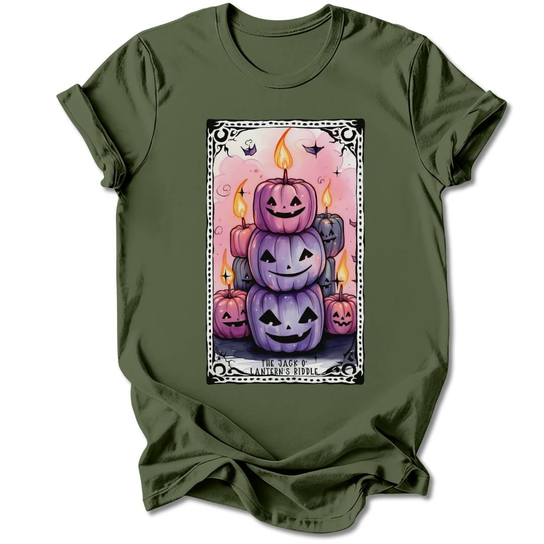 T-Shirt Military Green / S THE JACK O LANTERN'S RIDDLE T-SHIRT