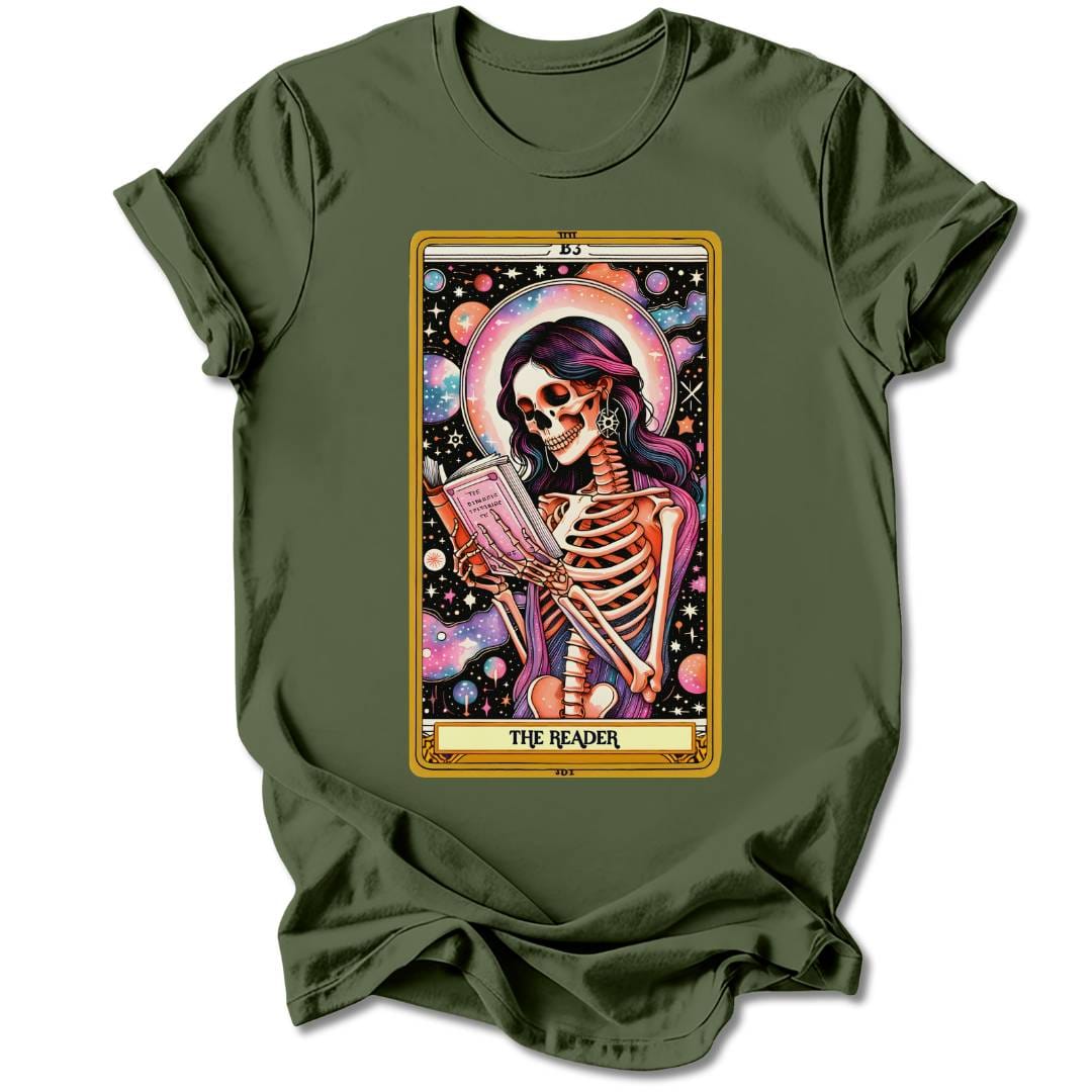 T-Shirt Military Green / S THE READER T-SHIRT