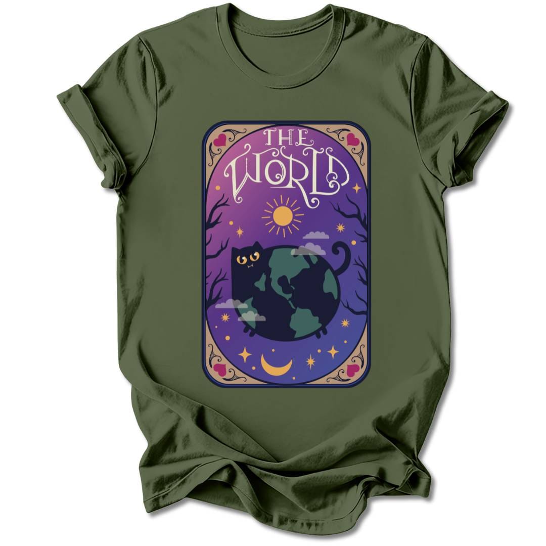 T-Shirt Military Green / S THE WORLD T-SHIRT