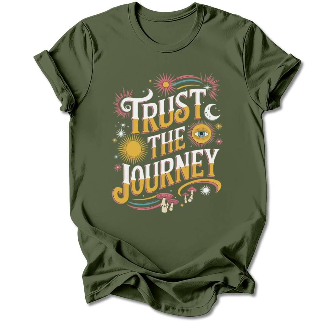 T-Shirt Military Green / S TRUST THE JOURNEY T-SHIRT