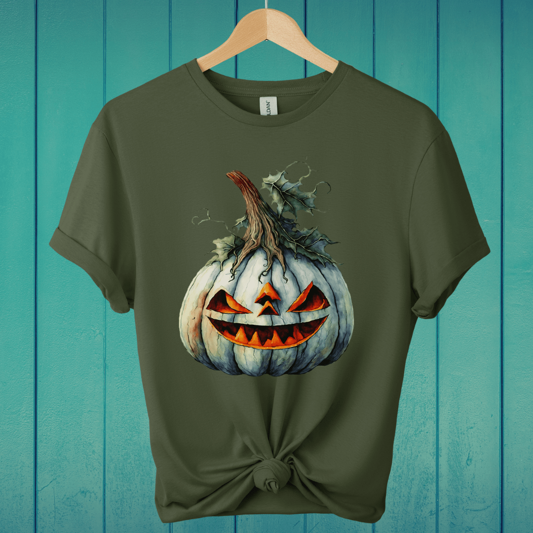 T-Shirt Military Green / S Ugly Pumpkin 'Leatherface' T-Shirt