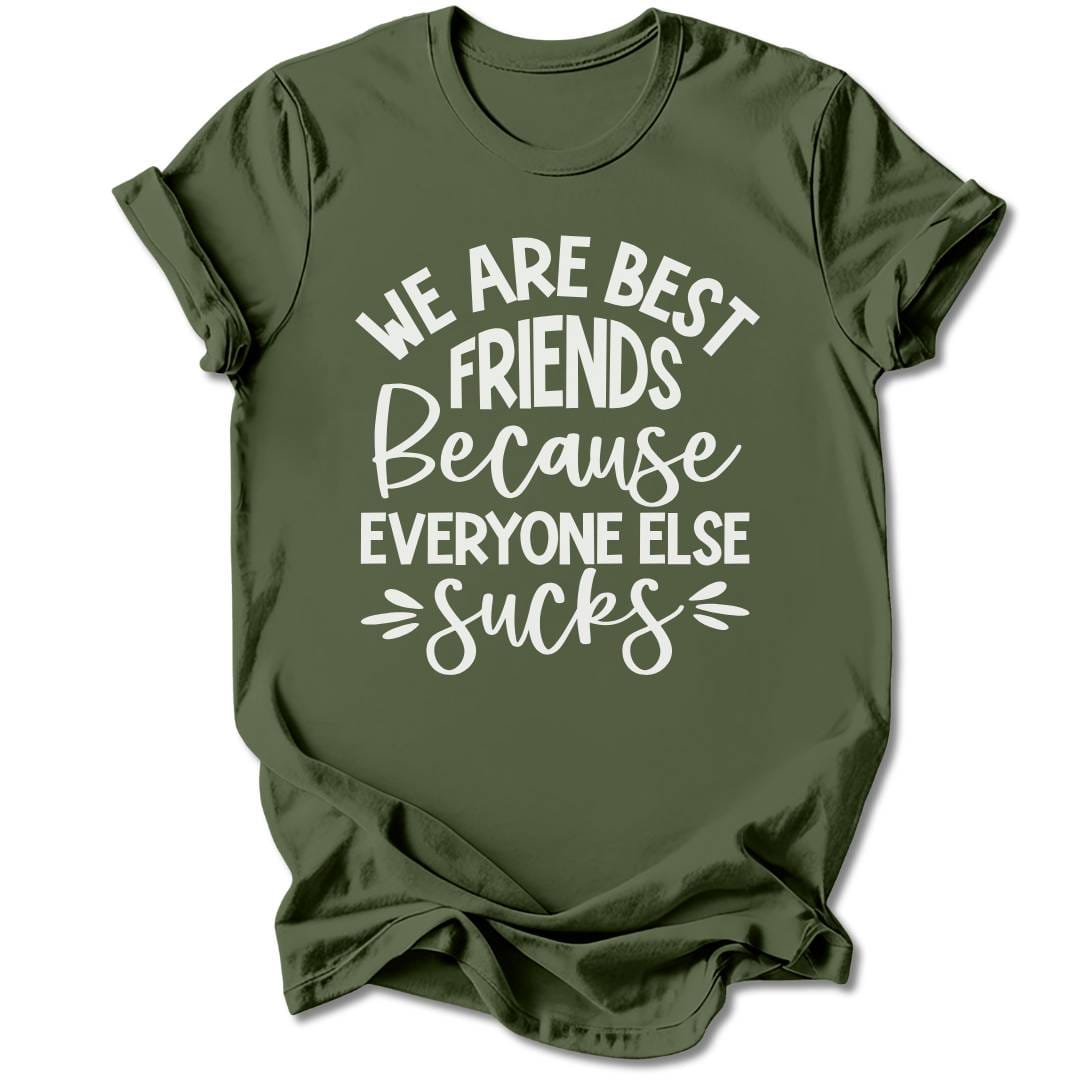 T-Shirt Military Green / S We Are Best Friends T-Shirt