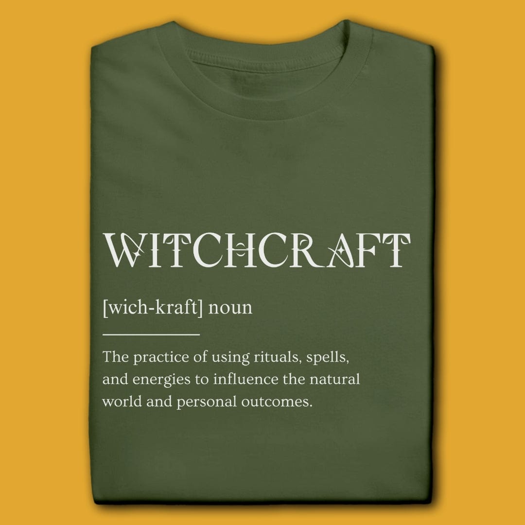T-Shirt Military Green / S WITCHCRAFT DEFINITION T-SHIRT