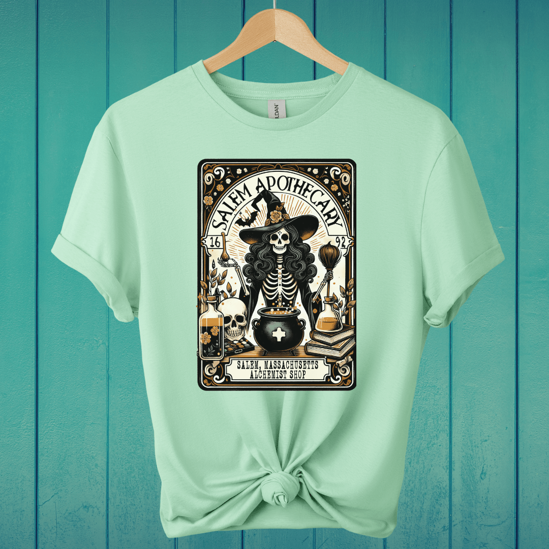 T-Shirt Mint Green / M Salem Apothecary Tarot T-Shirt