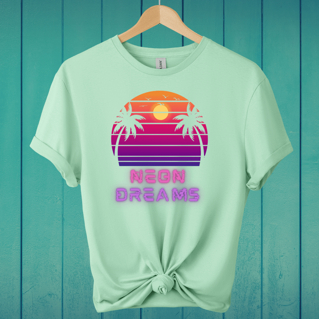 T-Shirt Mint Green / S Neon Dreams T-Shirt