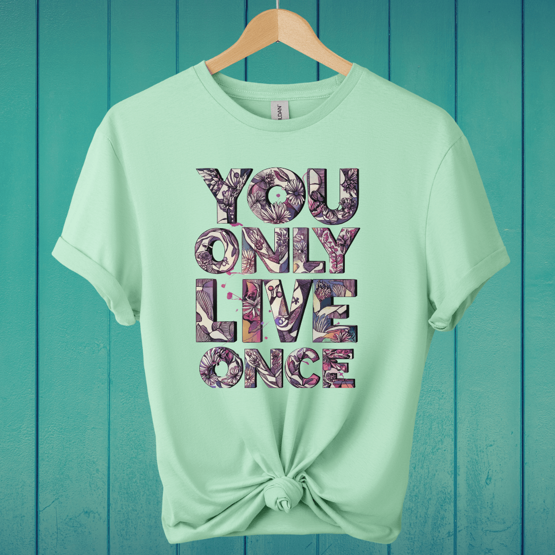 T-Shirt Mint Green / S YOLO T-Shirt