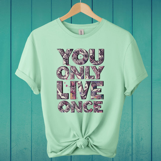 T-Shirt Mint Green / S YOLO T-Shirt