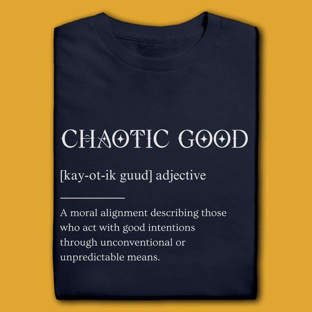 T-Shirt Navy / S CHAOTIC GOOD DEFINITION T-SHIRT