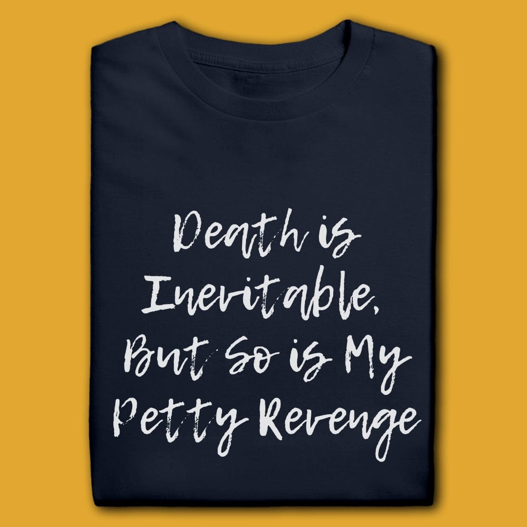T-Shirt Navy / S DEATH IS INEVITABLE T-SHIRT