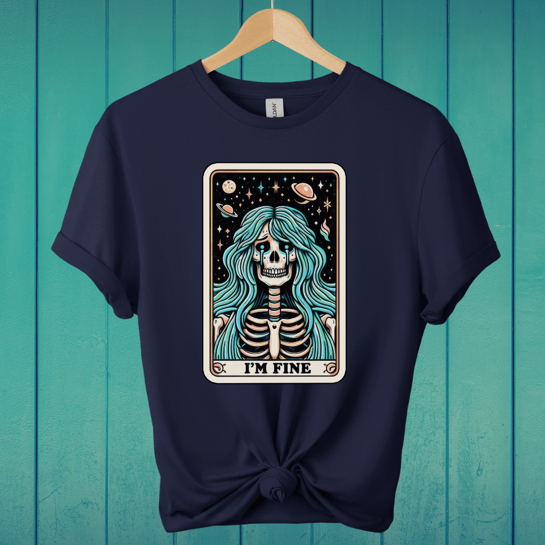 T-Shirt Navy / S I'm Fine Tarot T-Shirt