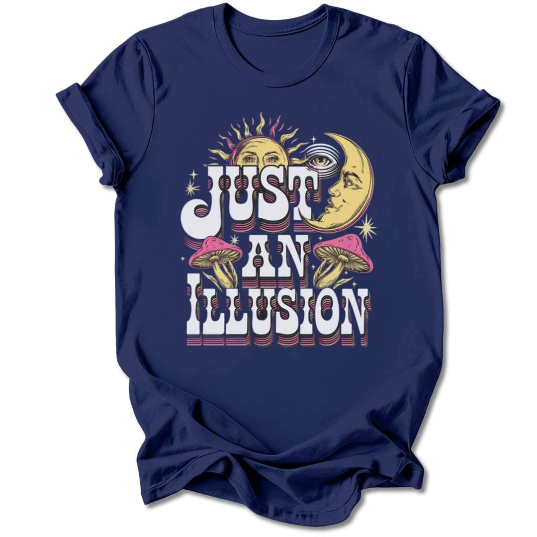 T-Shirt Navy / S JUST AN ILLUSION T-SHIRT