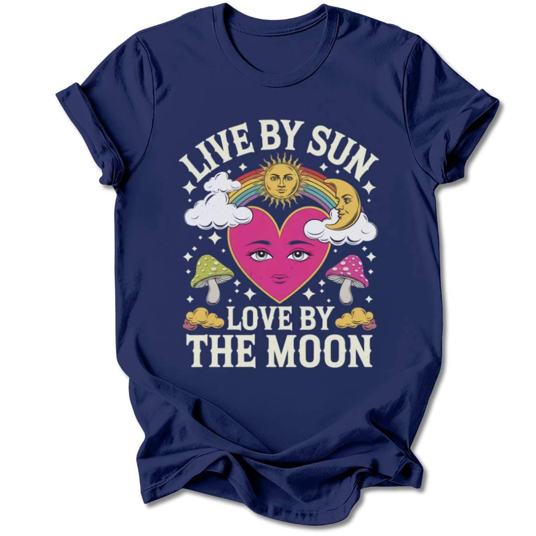 T-Shirt Navy / S LIVE BY SUN, LOVE BY THE MOON T-SHIRT