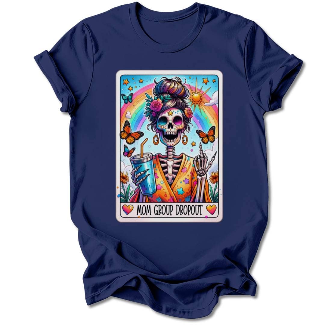 T-Shirt Navy / S MOM GROUP DROPOUT T-SHIRT