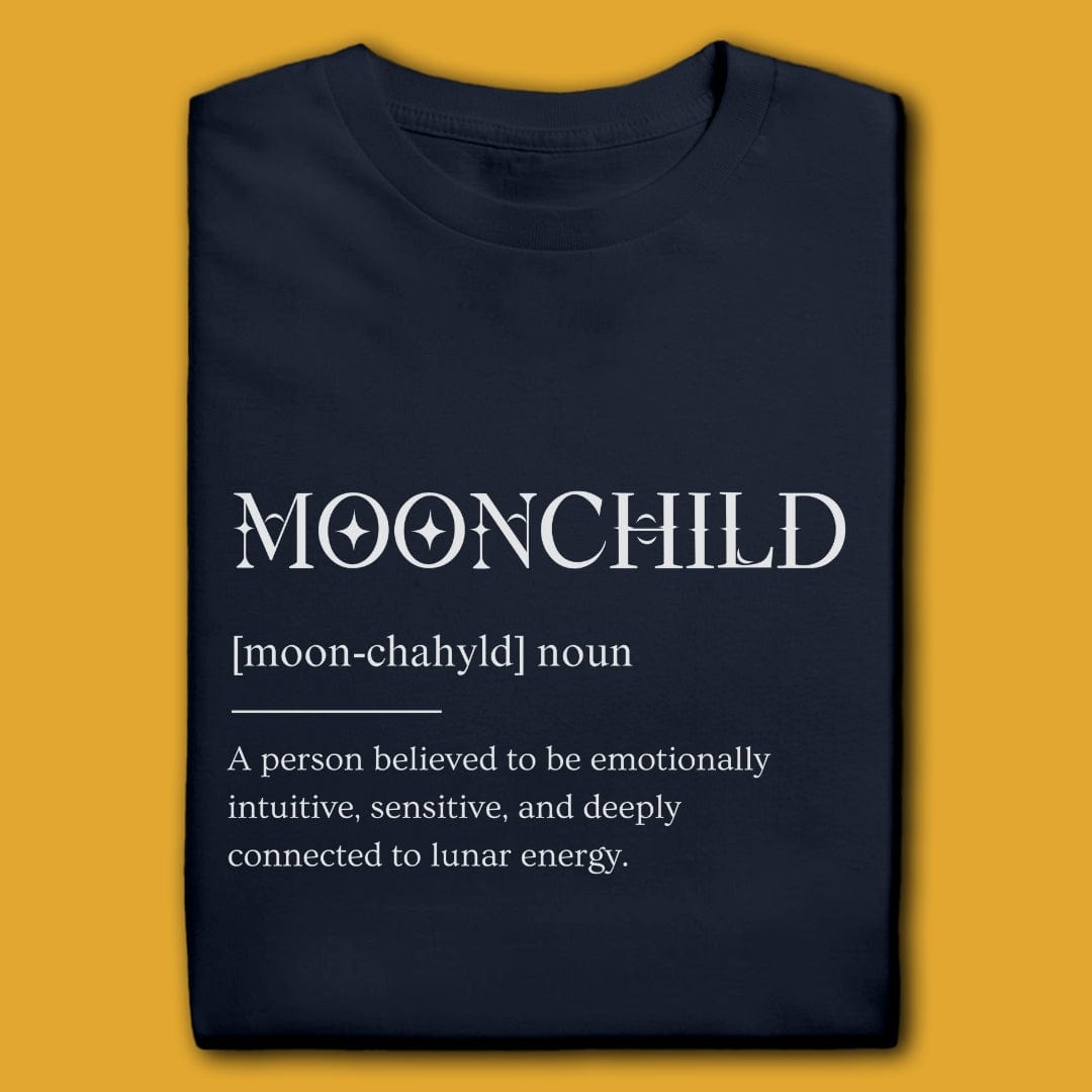 T-Shirt Navy / S MOONCHILD DEFINITION T-SHIRT