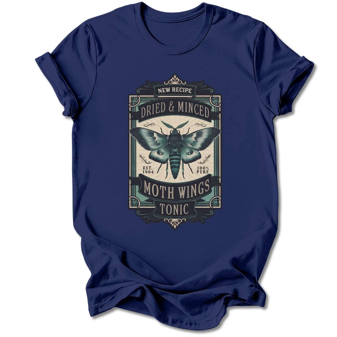 T-Shirt Navy / S MOTH WINGS T-SHIRT